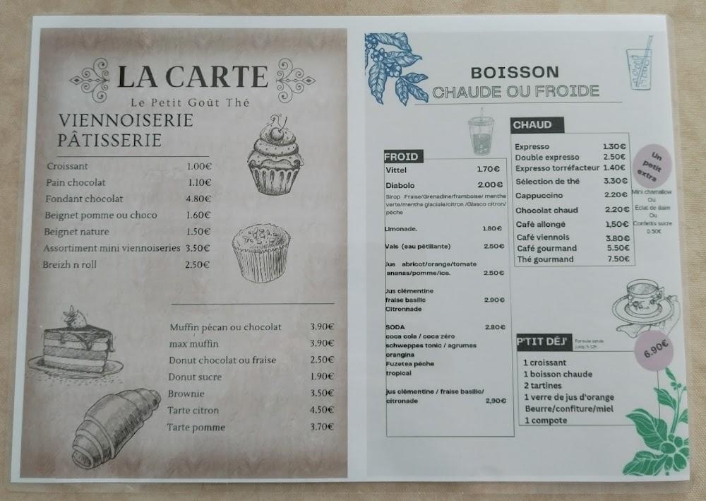 Le Petit Goût Thé - Menu Image 1